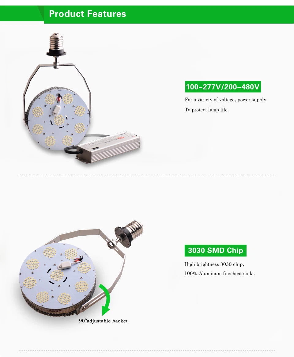 Mhl HID HPS Replacement E40 100W LED Retrofit Kits Light