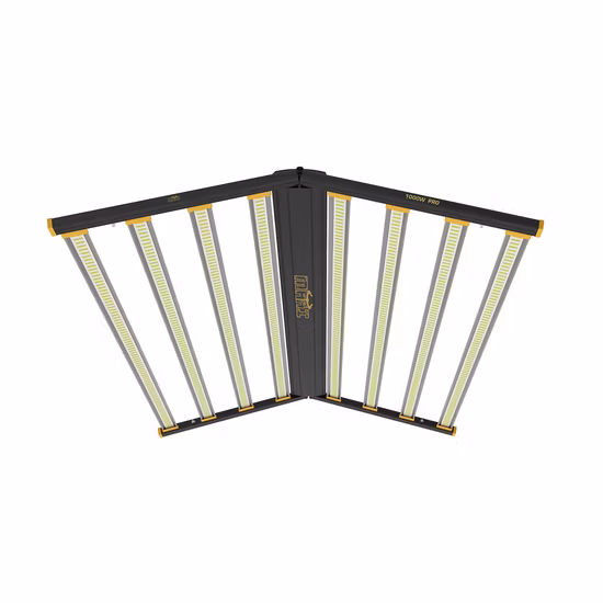 Saturn 1000 Вт с интеллектуальным управлением и регулируемой яркостью, светодиодный светильник для выращивания растений с высоким Ppfd, одобренный Dlc, эффективность полного спектра до 2,8 мкмоль/Дж для теплиц и садоводства